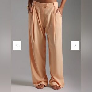 My Outfit Online- THE IVY WIDE-LEG TROUSERS - HONEYPEACH Size Large Short